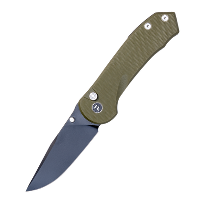 QINGFENG Series Button Lock G10 Handle VG10 Steel 197mm Outdoor Knife