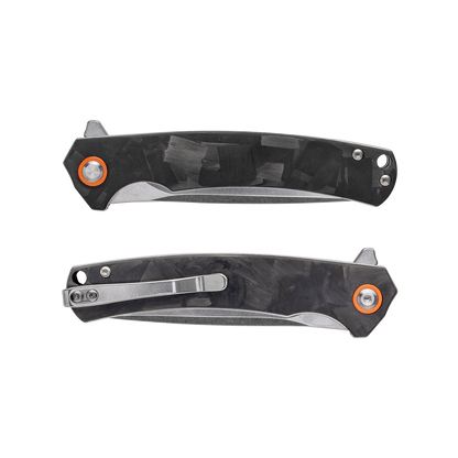 OUK-23064 Series Liner Lock Carbon Fiber Handle D2 Steel 202mm Outdoor Knife
