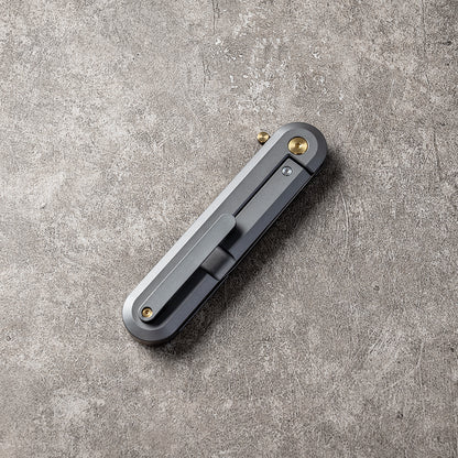 JIN Series Frame Lock Titanium Alloy Handle 14C28N Steel 185mm Outdoor Knife