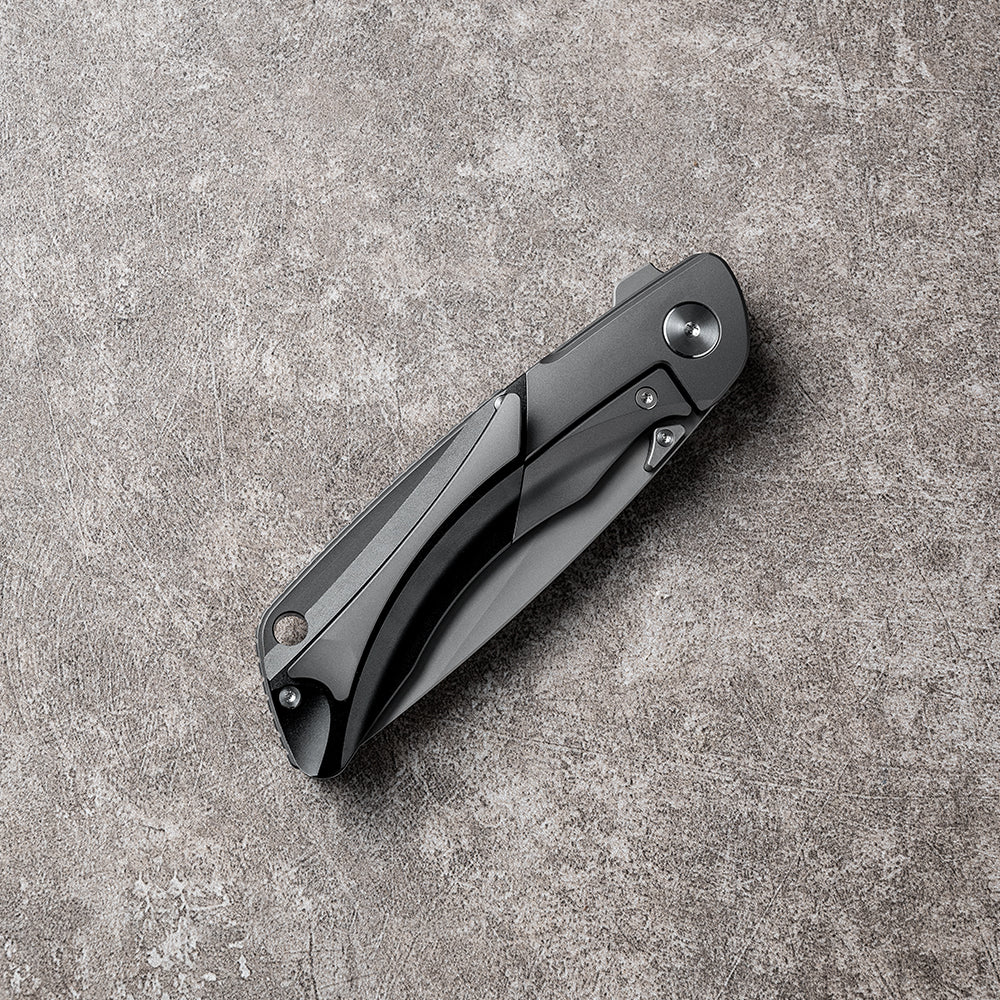 LAN Series Liner Lock Titanium Alloy Handle 154CM Steel 205mm Outdoor Knife