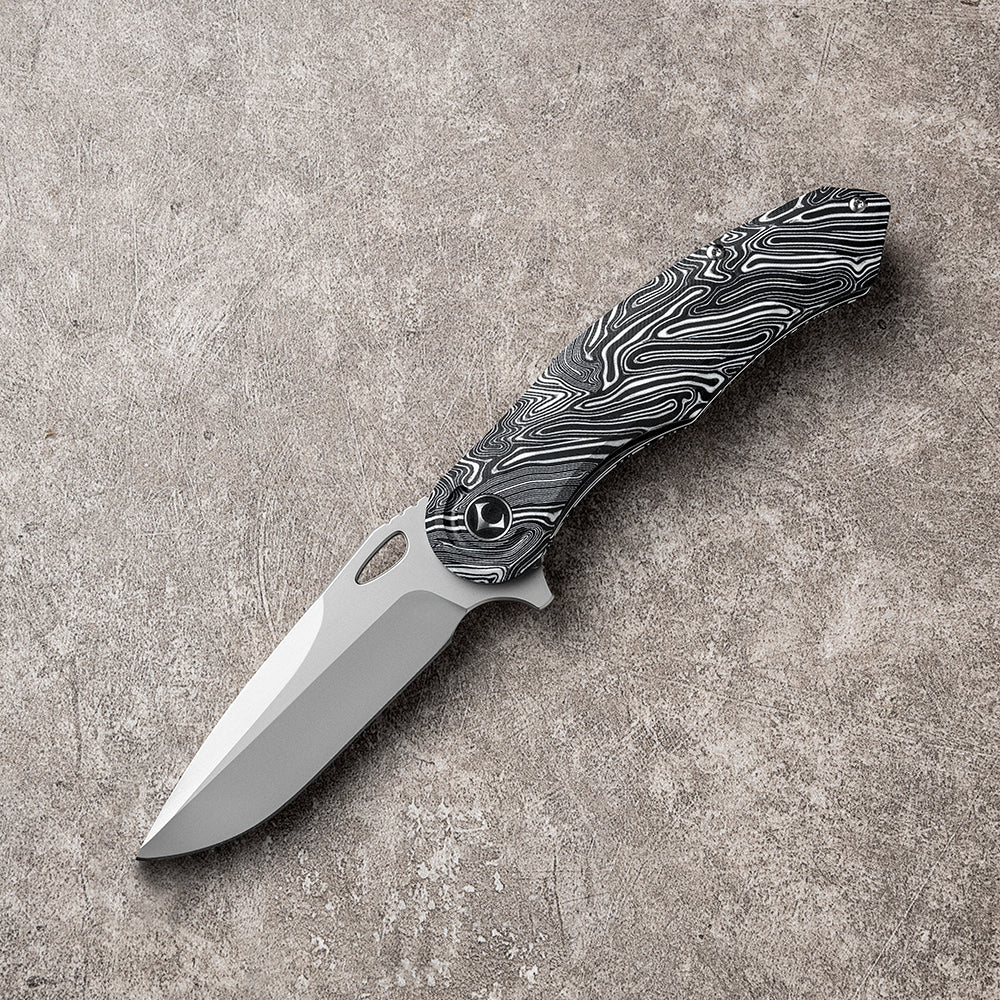 CHAODAI Series Liner Lock G10 Handle PVD Coated 14C28N Steel 185mm Outdoor Knife