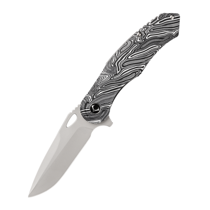 CHAODAI Series Liner Lock G10 Handle PVD Coated 14C28N Steel 185mm Outdoor Knife