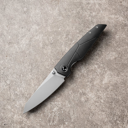 JIAN Series Liner Lock Titanium Alloy Handle Pearlescent Sandblasting VG10 Steel 205mm Outdoor Knife