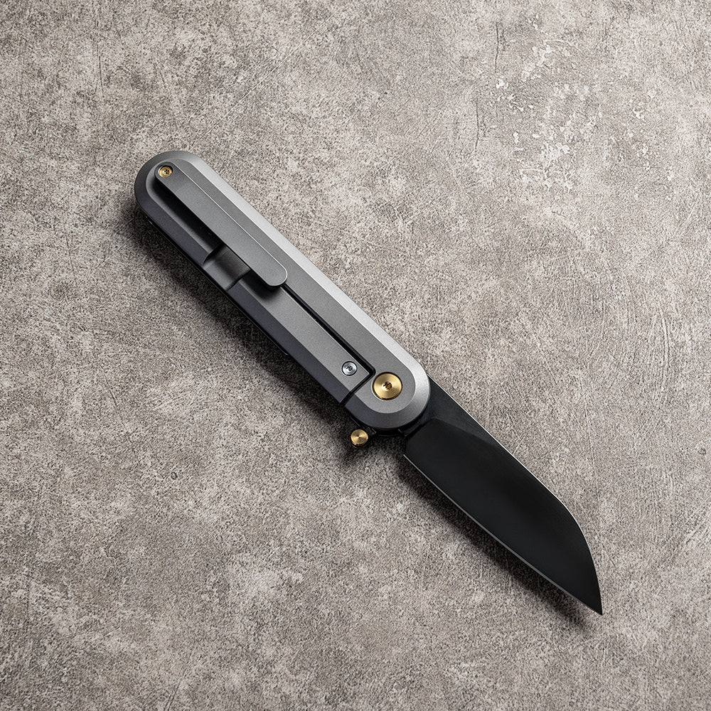 JIN Series Frame Lock Titanium Alloy Handle 14C28N Steel 185mm Outdoor Knife