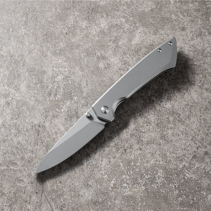 DIEYING Series Liner Lock Titanium Alloy Handle VG10 BladSteel 208mm Outdoor Knife