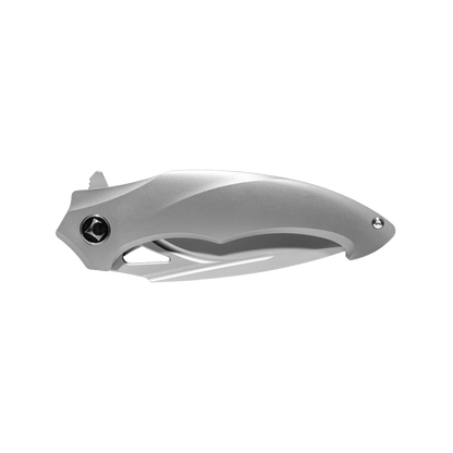 JINGHONG Series Frame Lock Titanium Alloy Handle PVD Coated M390 Steel 195mm Outdoor Knife