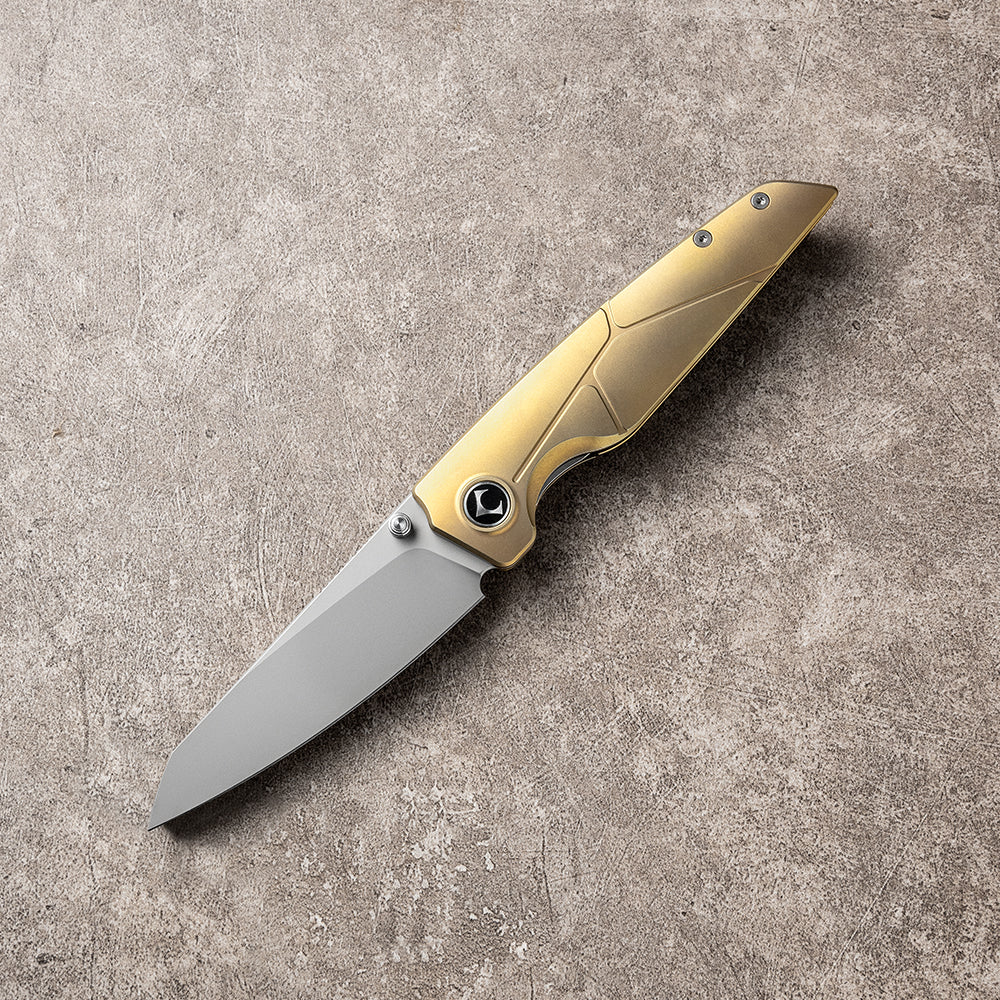 JIAN Series Liner Lock Titanium Alloy Handle Pearlescent Sandblasting VG10 Steel 205mm Outdoor Knife
