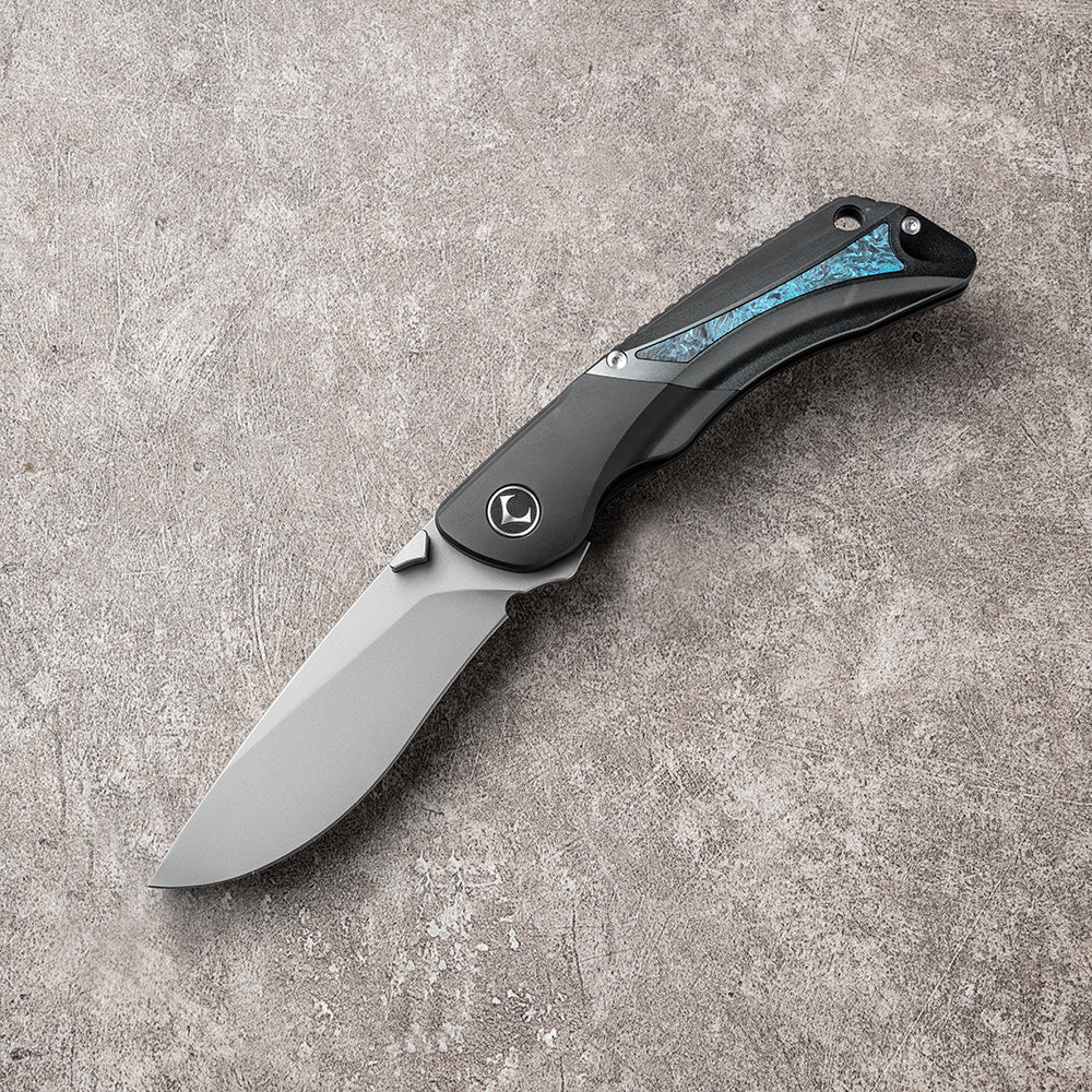 LAN Series Liner Lock Titanium Alloy Handle 154CM Steel 205mm Outdoor Knife