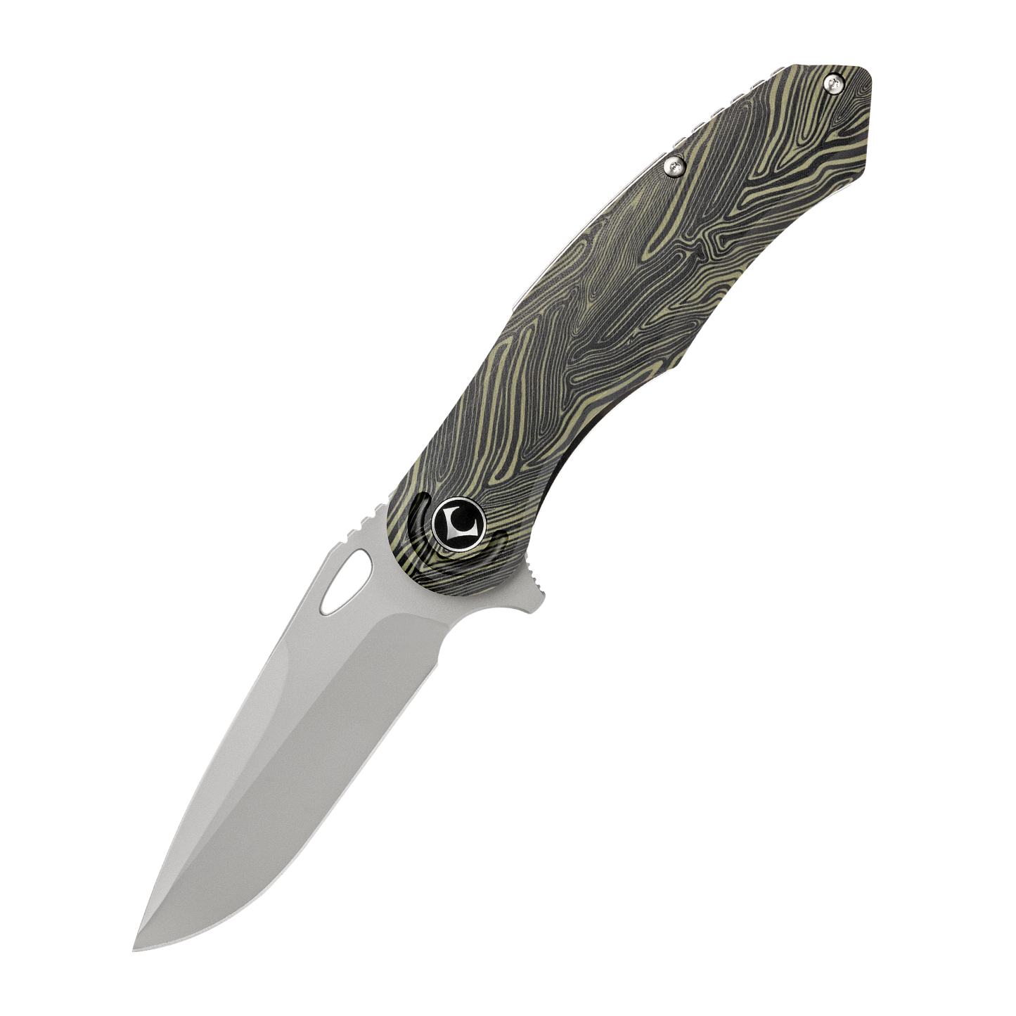 CHAODAI Series Liner Lock G10 Handle PVD Coated 14C28N Steel 185mm Outdoor Knife