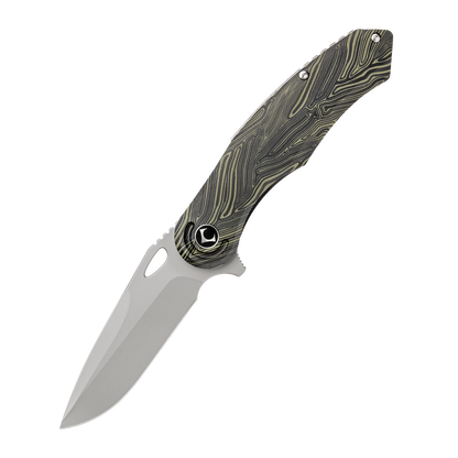 CHAODAI Series Liner Lock G10 Handle PVD Coated 14C28N Steel 185mm Outdoor Knife