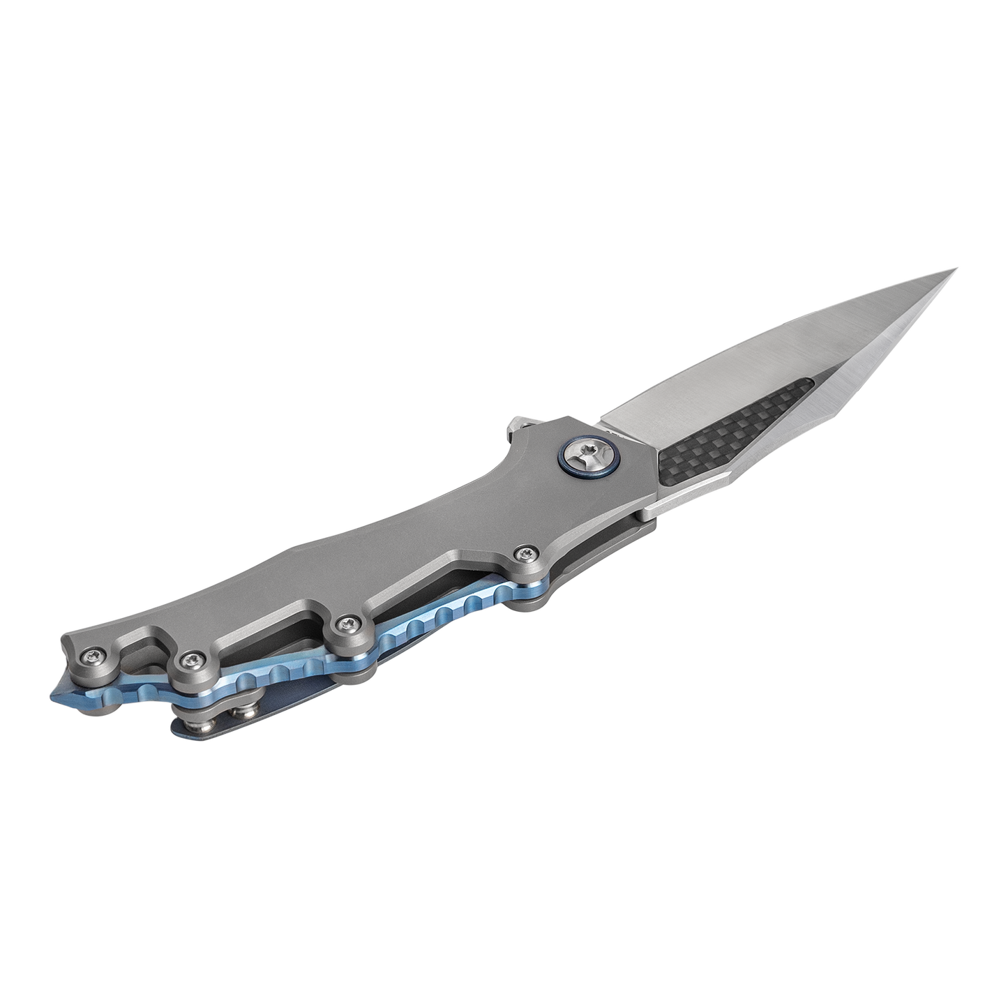 OUK-23293 Series Frame Lock Titanium Alloy Handle VG10 Steel 185mm Outdoor Knife