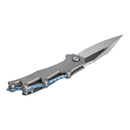 OUK-23293 Series Frame Lock Titanium Alloy Handle VG10 Steel 185mm Outdoor Knife