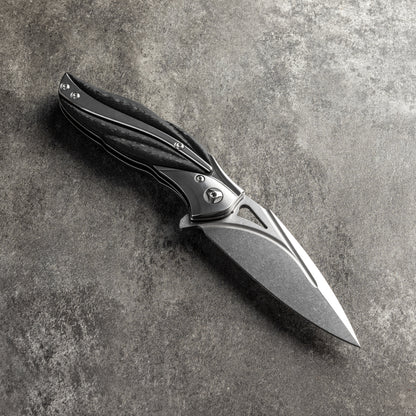 OUK-23196 Series Liner Lock Carbon Fiber Handle VG10 Steel 190mm Outdoor Knife
