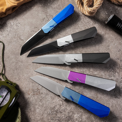 JING Series Liner Lock Aluminum Alloy Handle VG10 /N690 Steel 203mm Outdoor Knife