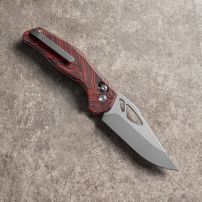 LIEGU Series Cross Bar G10 Handle VG10 Steel 210mm Outdoor Knife