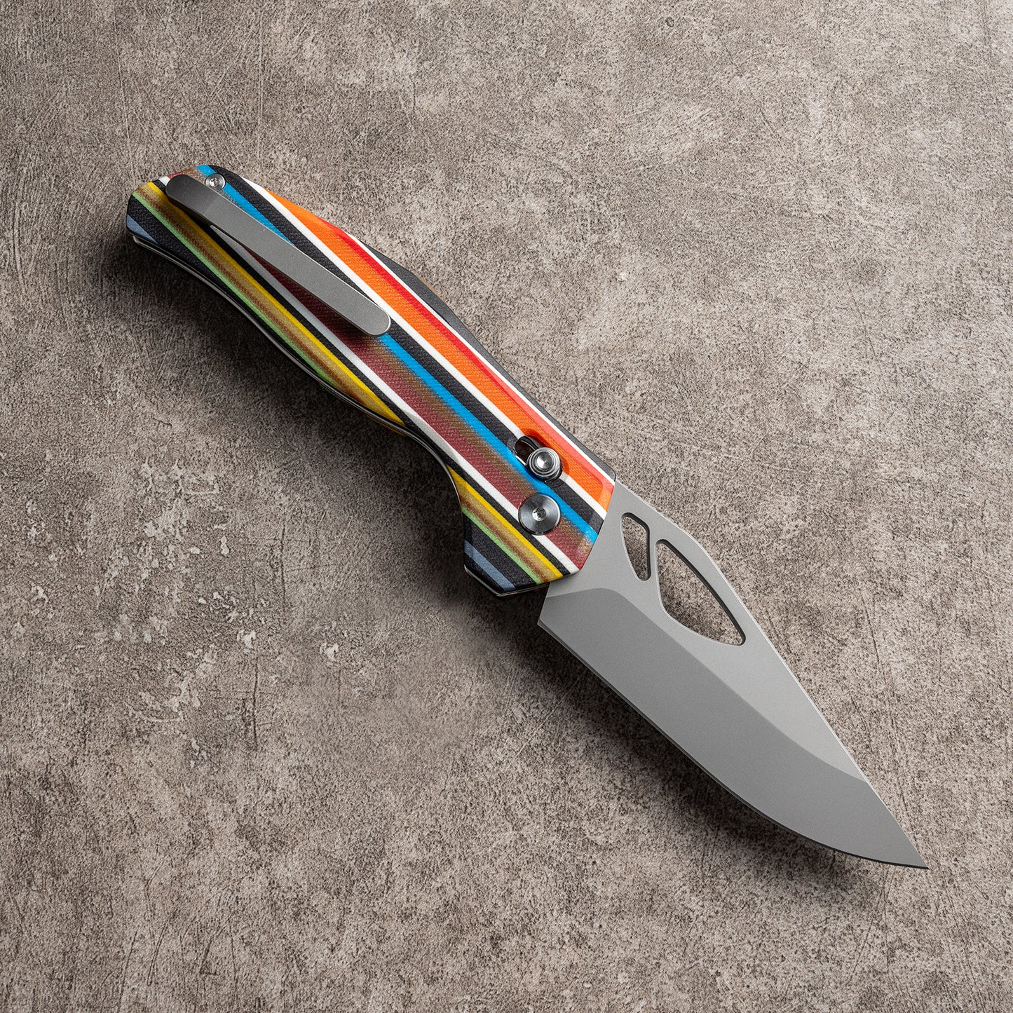LIEGU Series Cross Bar G10 Handle VG10 Steel 210mm Outdoor Knife
