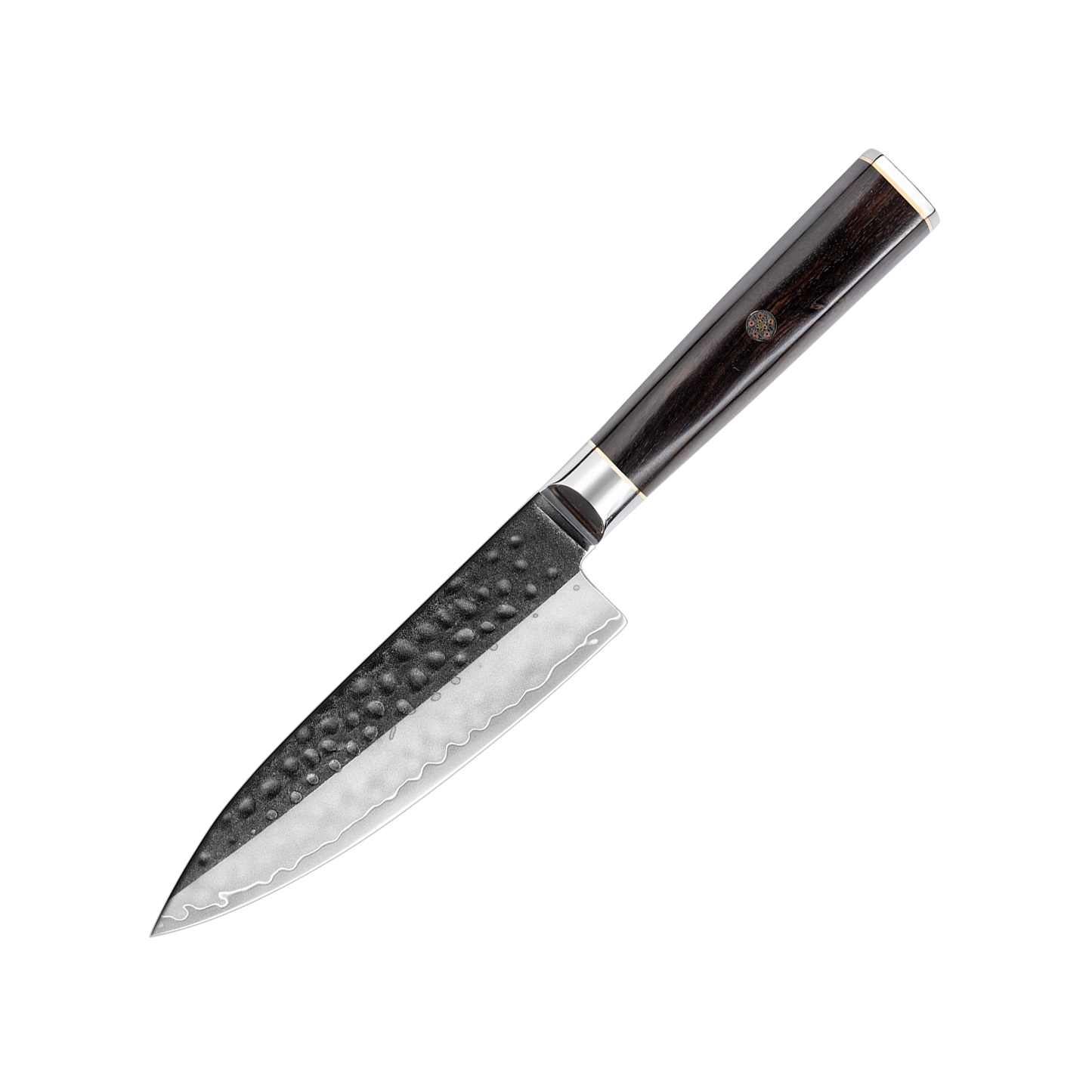 OEM DK-BA Series Ebony Wood Handle Damascus VG10 Steel 6''Chef Knife