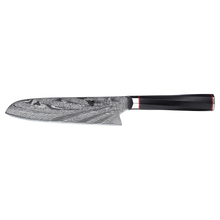 OEM DK-AK Series G10 Handle Damascus AUS-10V Steel 7" Santoku Knife