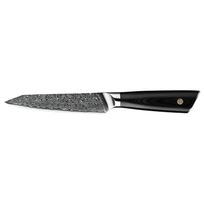 OEM DK-LK Series G10 Handle Damascus AUS-10V Steel 5" Utility Knife
