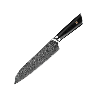OEM DK-LK Series G10 Handle Damascus AUS-10V Steel 7" Santoku Knife