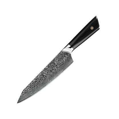 OEM DK-LK Series G10 Handle Damascus AUS-10V Steel 8" Chef Knife