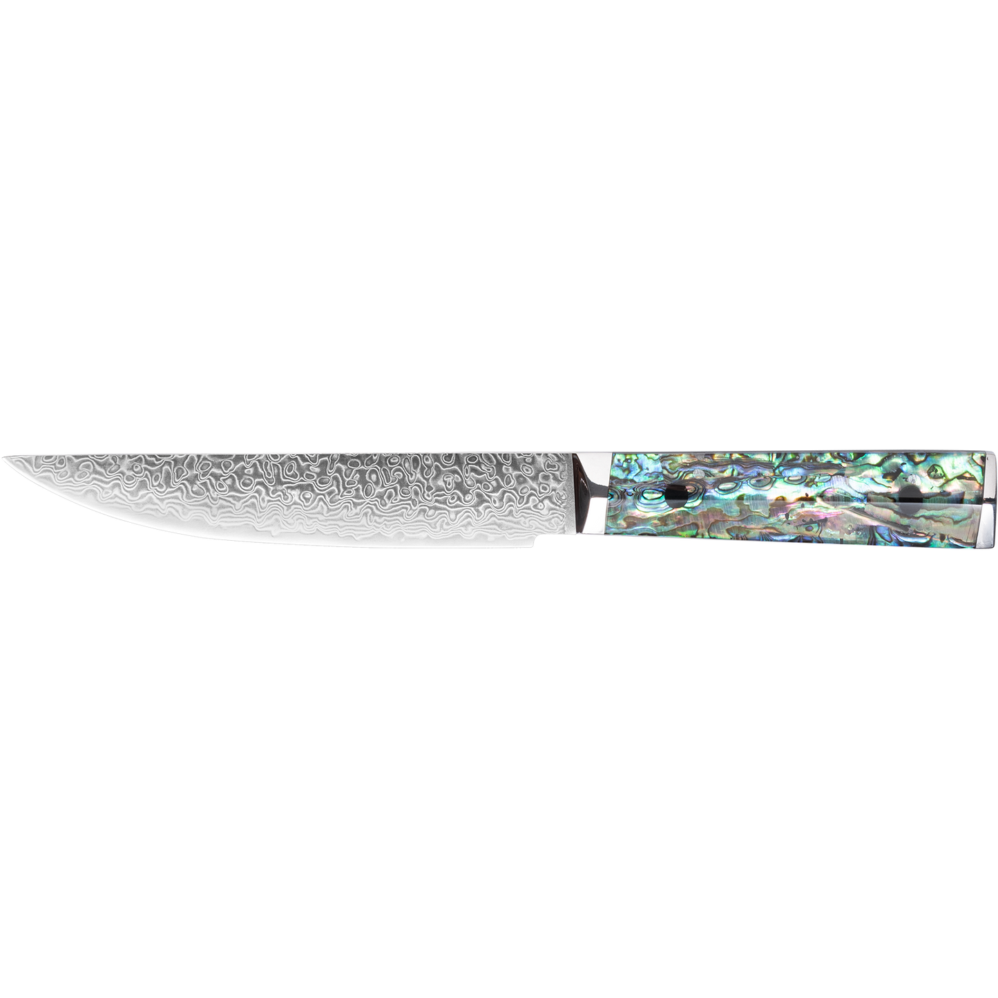 OEM DK-BZ Series Resin Shell Handle Damascus VG10 Steel 5" Utility Knife