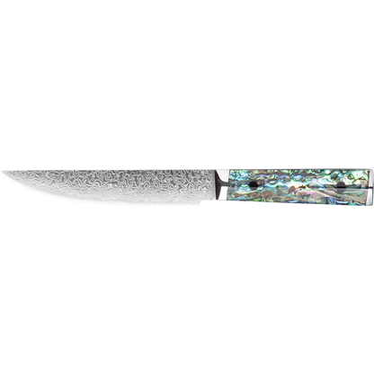 OEM DK-BZ Series Resin Shell Handle Damascus VG10 Steel 5" Utility Knife