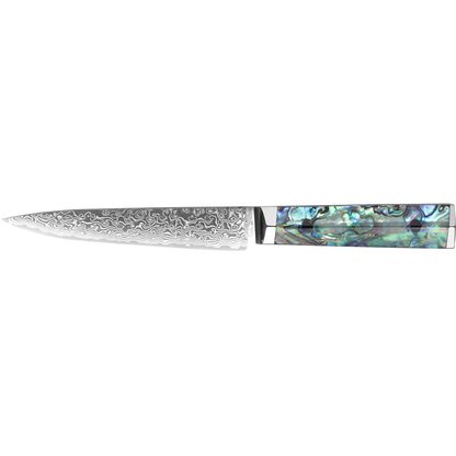 OEM DK-BZ Series Resin Shell Handle Damascus VG10 Steel 5" Utility Knife