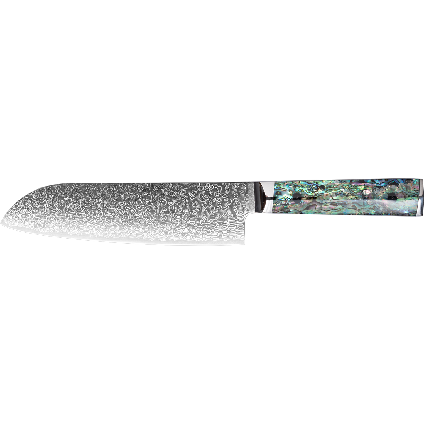 OEM DK-BZ Series Resin Shell Handle Damascus VG10 Steel 7" Sankuto Knife