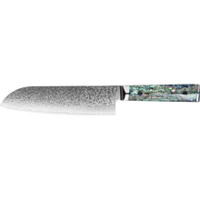 OEM DK-BZ Series Resin Shell Handle Damascus VG10 Steel 7" Sankuto Knife