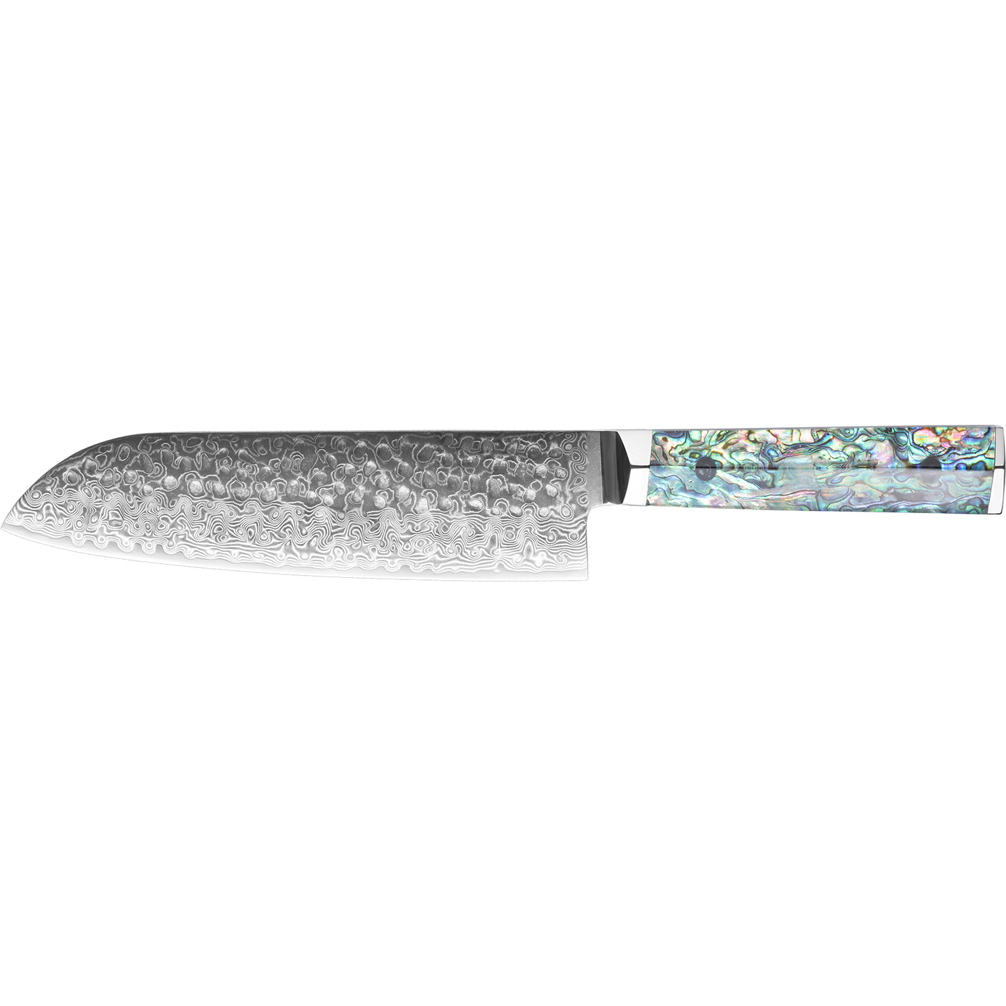 OEM DK-BZ Series Resin Shell Handle Damascus VG10 Steel 7" Sankuto Knife