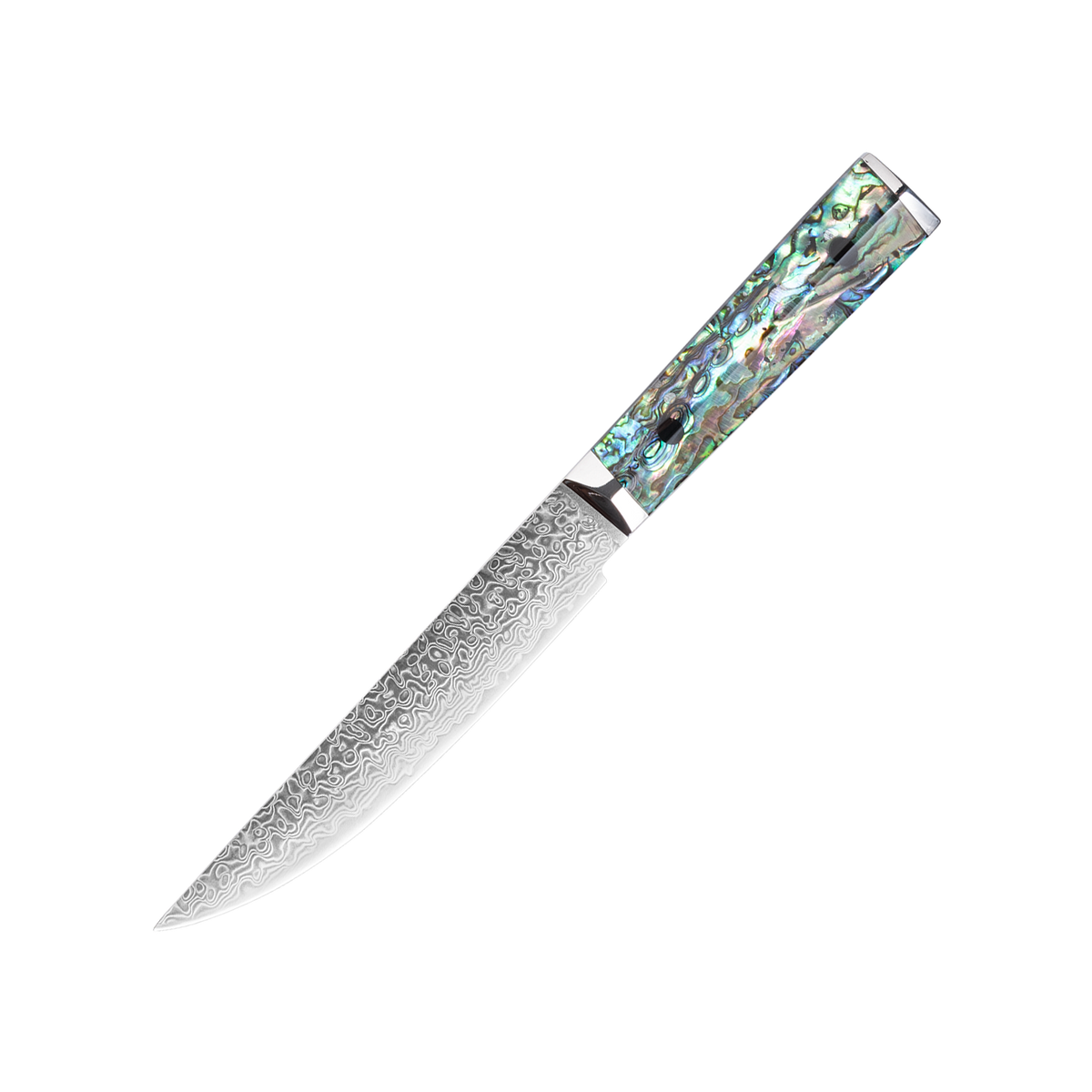OEM DK-BZ Series Resin Shell Handle Damascus VG10 Steel 5" Utility Knife