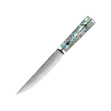 OEM DK-BZ Series Resin Shell Handle Damascus VG10 Steel 5" Utility Knife