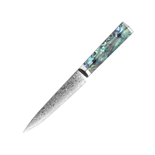 OEM DK-BZ Series Resin Shell Handle Damascus VG10 Steel 5" Utility Knife