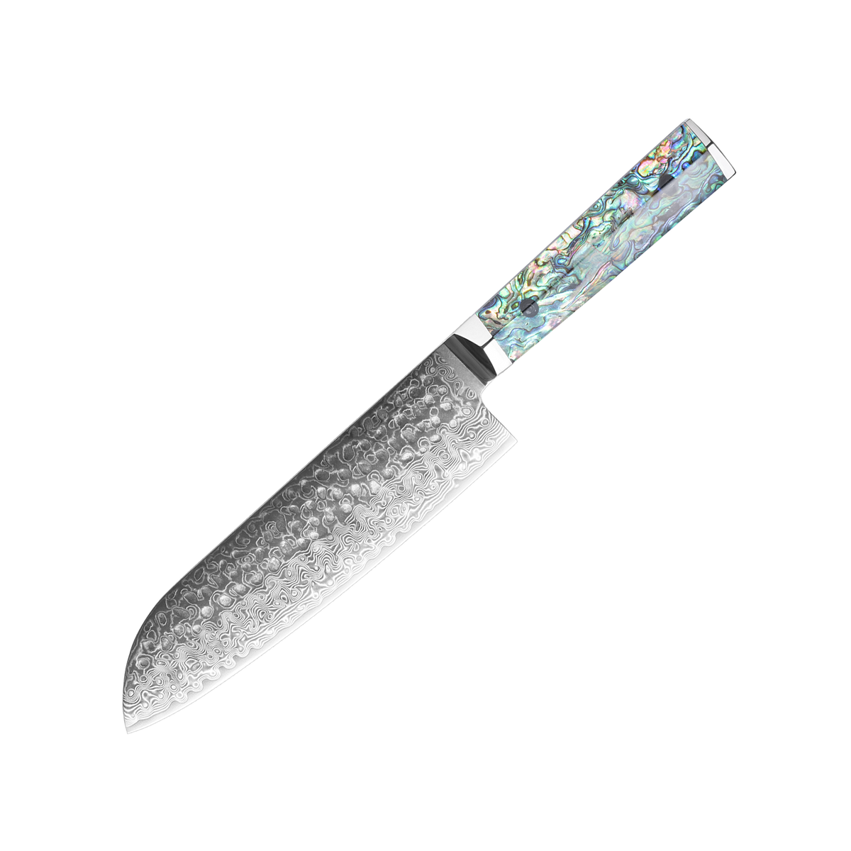 OEM DK-BZ Series Resin Shell Handle Damascus VG10 Steel 7" Sankuto Knife