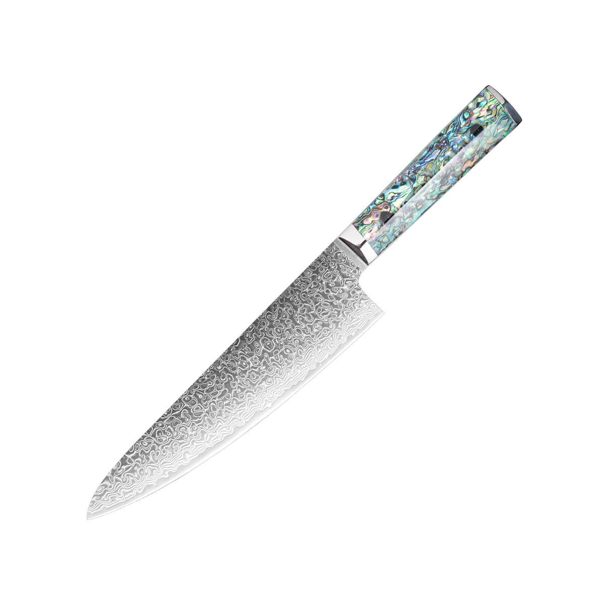 OEM DK-BZ Series Resin Shell Handle Damascus VG10 Steel 8''Kitchen Knife