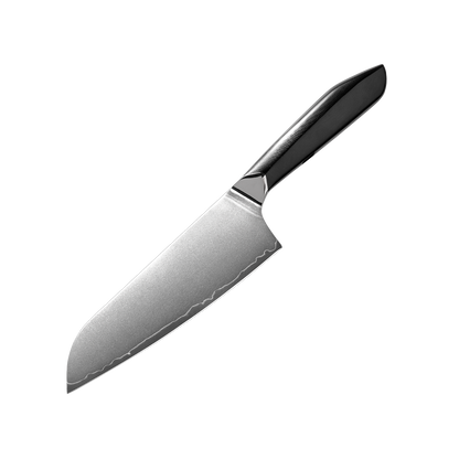 OEM DK-HXH-3L Series G10 Handle Damascus AUS10 Steel 7" Santoku Knife