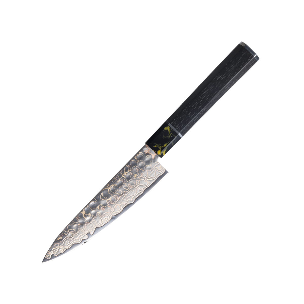 OEM DK-HB Series G10 Handle Damascus AUS-10V Steel 5" Utility Knife