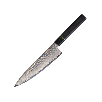 OEM DK-HB Series G10 Handle Damascus AUS-10V Steel 8" Kitchen Knife
