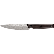 OEM DK-QRDF Series Ebony Wood Handle Coreless Damascus VG10 Steel 5" Utillity Knife