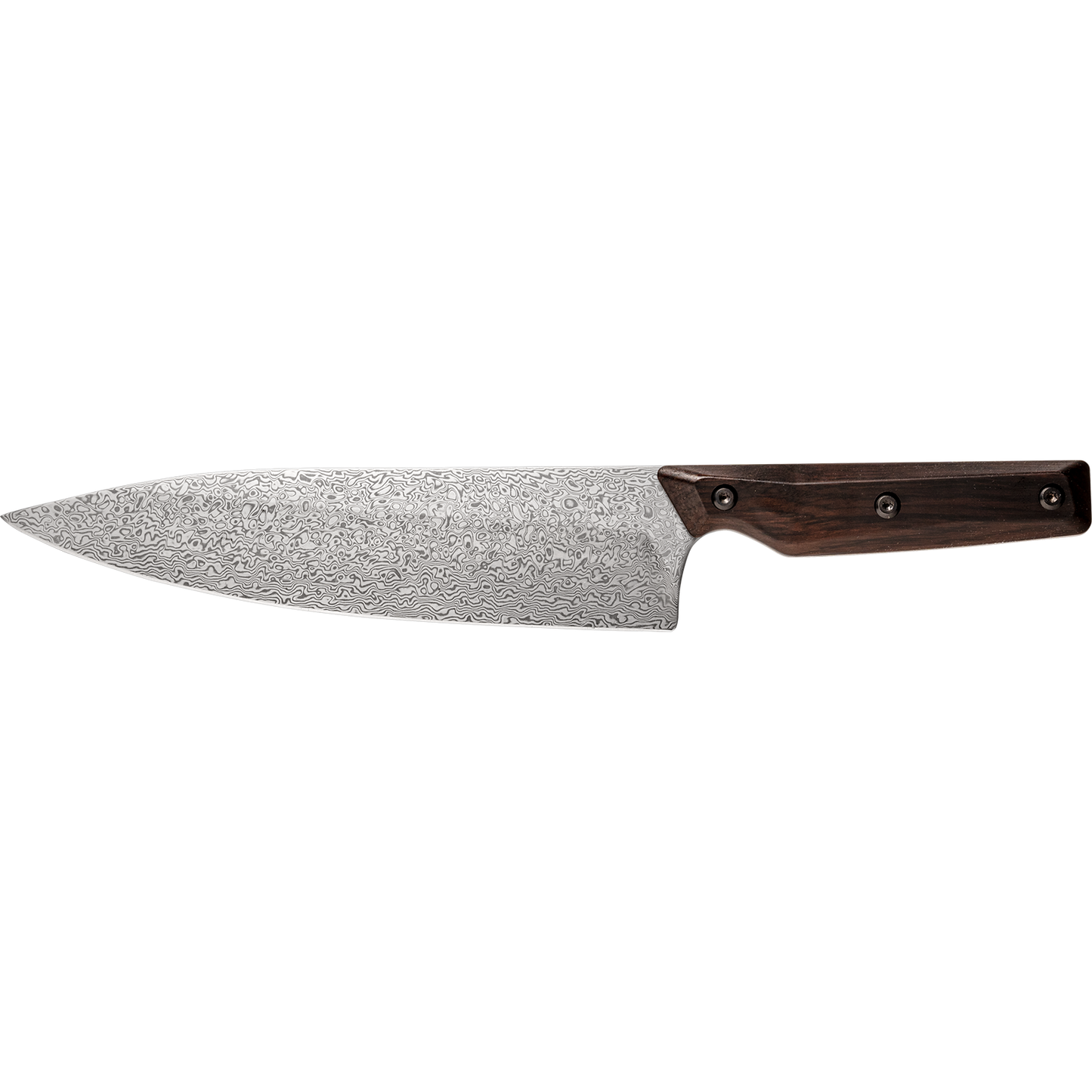 OEM DK-QRDF Series Ebony Wood Handle Coreless Damascus VG10 Steel 8''Kitchen Knife