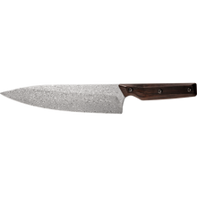OEM DK-QRDF Series Ebony Wood Handle Coreless Damascus VG10 Steel 8''Kitchen Knife