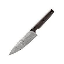 OEM DK-QRDF Series Ebony Wood Handle Coreless Damascus VG10 Steel 6" Kitchen Knife
