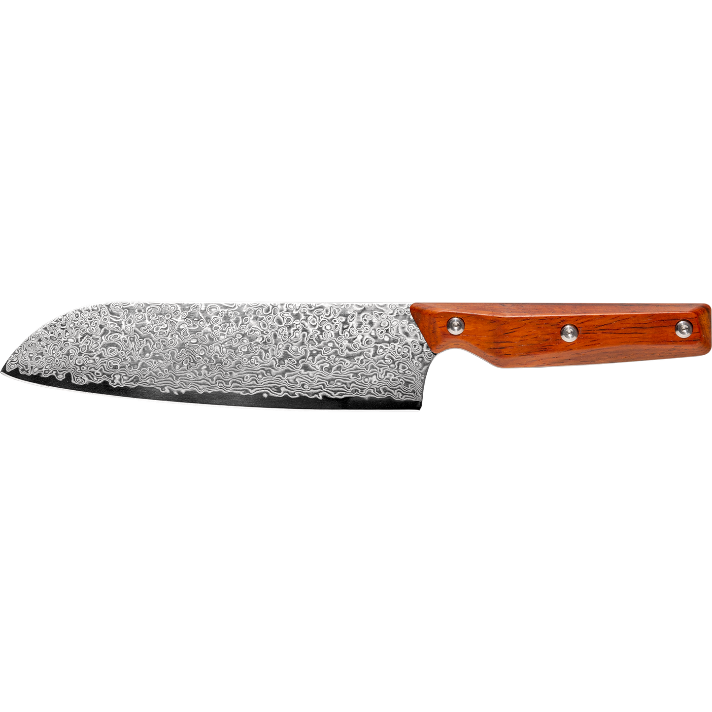 OEM DK-QRD Series Rosewood Handle Damascus VG10 Steel 7" Santoku Knife