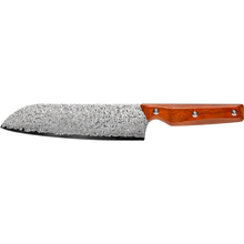 OEM DK-QRD Series Rosewood Handle Damascus VG10 Steel 7" Santoku Knife