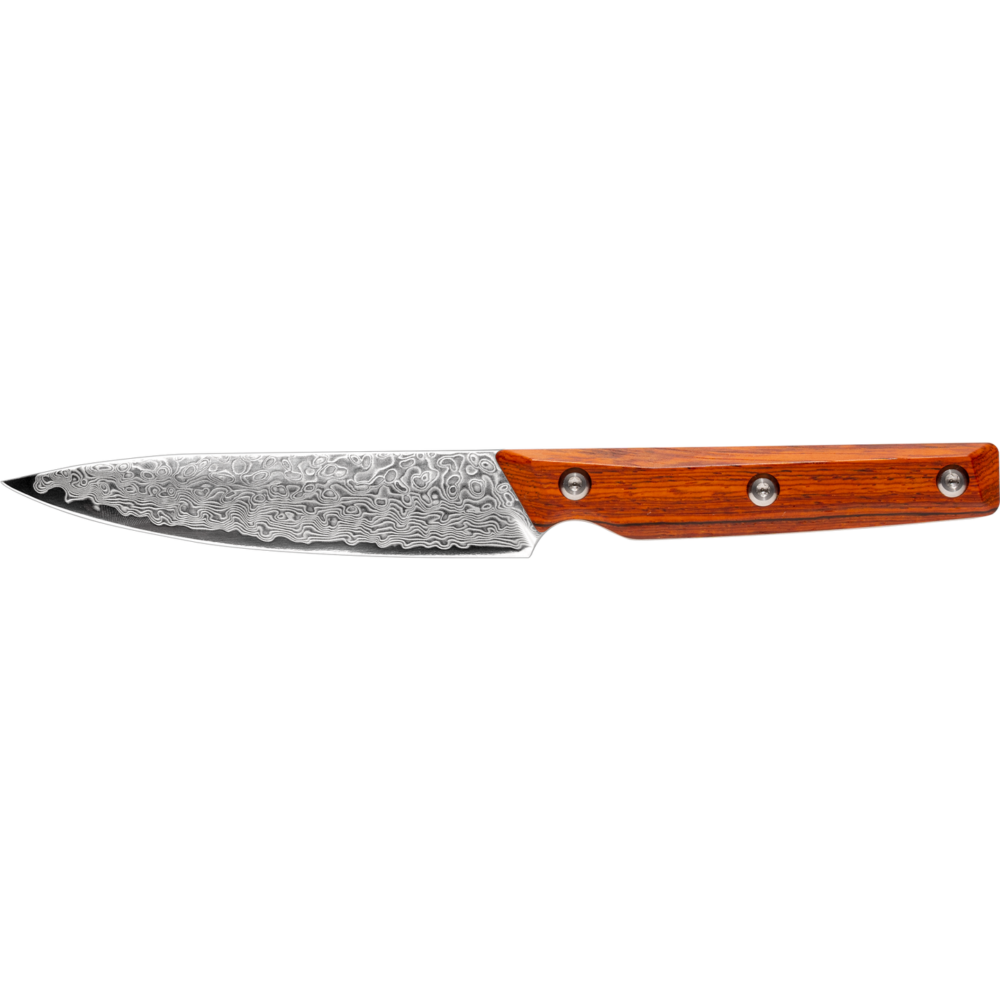 OEM DK-QRD Series Rosewood Handle Damascus VG10 Steel 5" Utility Knife