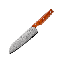 OEM DK-QRD Series Rosewood Handle Damascus VG10 Steel 7" Santoku Knife