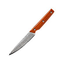OEM DK-QRD Series Rosewood Handle Damascus VG10 Steel 5" Utility Knife