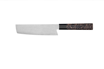 CRYSTAL Series Imported Japanese Damascus AUS10 3 Layers Steel Resin with Copper Wires Handle Chef Knife Knife Set