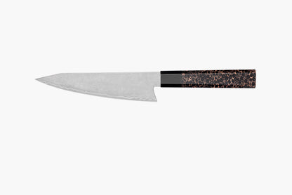 CRYSTAL Series Imported Japanese Damascus AUS10 3 Layers Steel Resin with Copper Wires Handle Chef Knife Knife Set